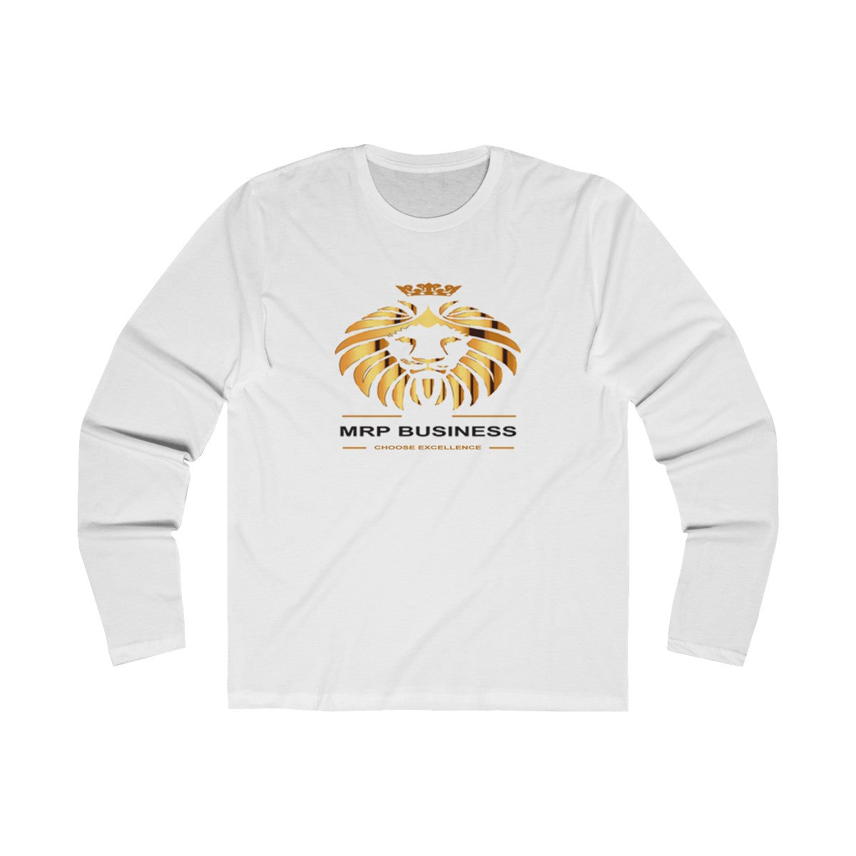 Tee-Shirt manche longue signature MRP BUSINESS blanc - MRP BUSINESS