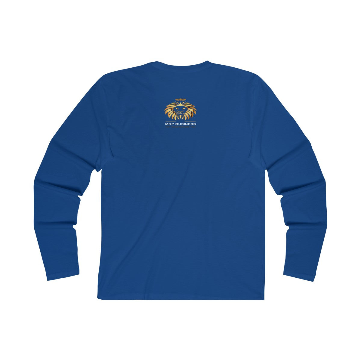 Tee-Shirt manche longue signature MRP BUSINESS bleu marine - MRP BUSINESS