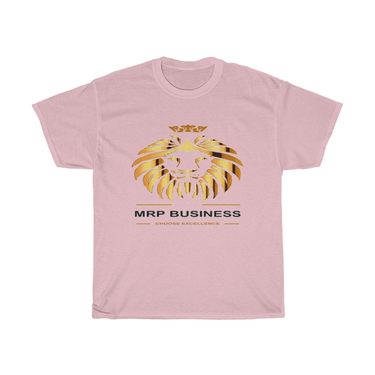 Tee-Shirt signature MRP BUSINESS rose clair - MRP BUSINESS