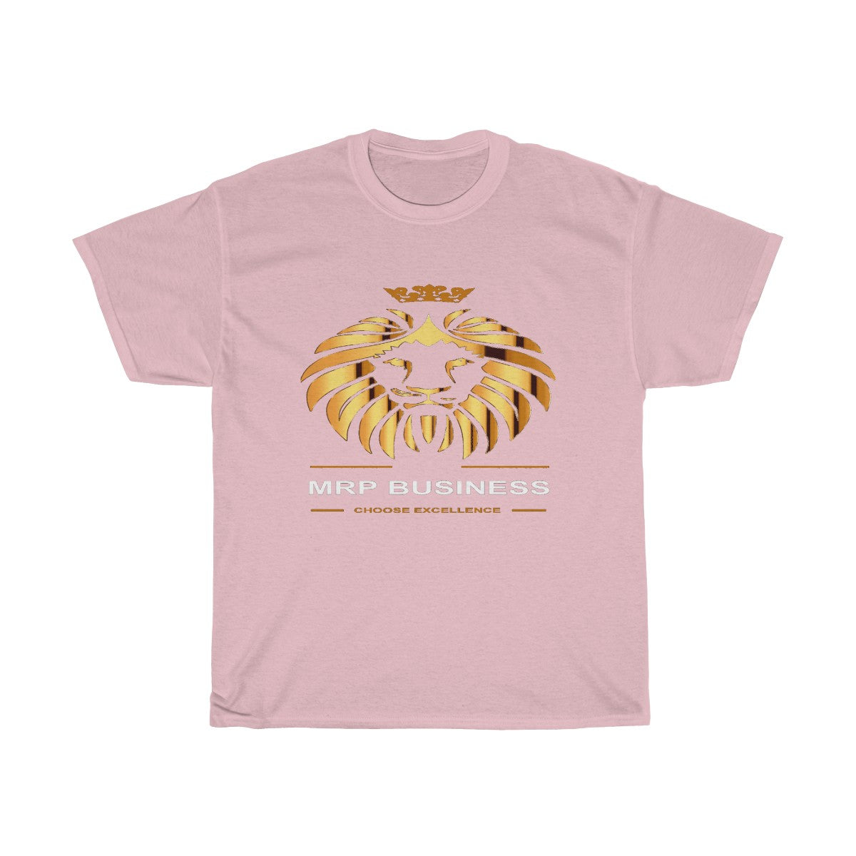 Tee-Shirt signature MRP BUSINESS rose clair - MRP BUSINESS