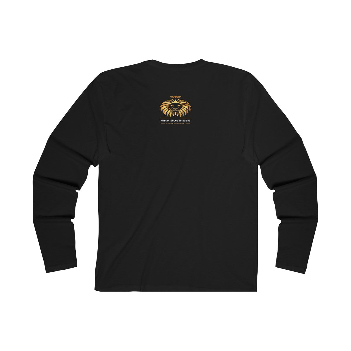 Tee-Shirt manche longue signature MRP BUSINESS noir - MRP BUSINESS