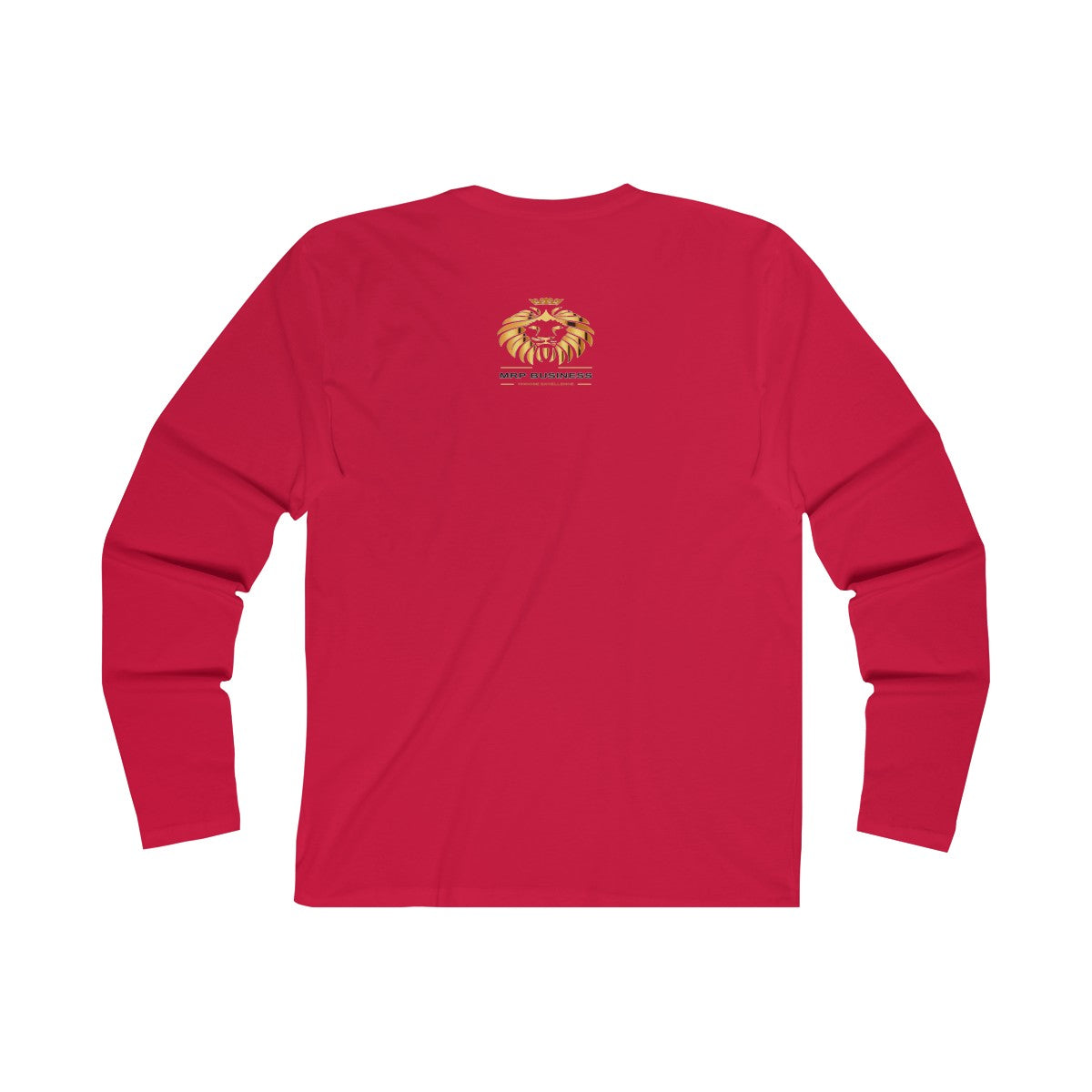 Tee-Shirt manche longue signature MRP BUSINESS rouge - MRP BUSINESS