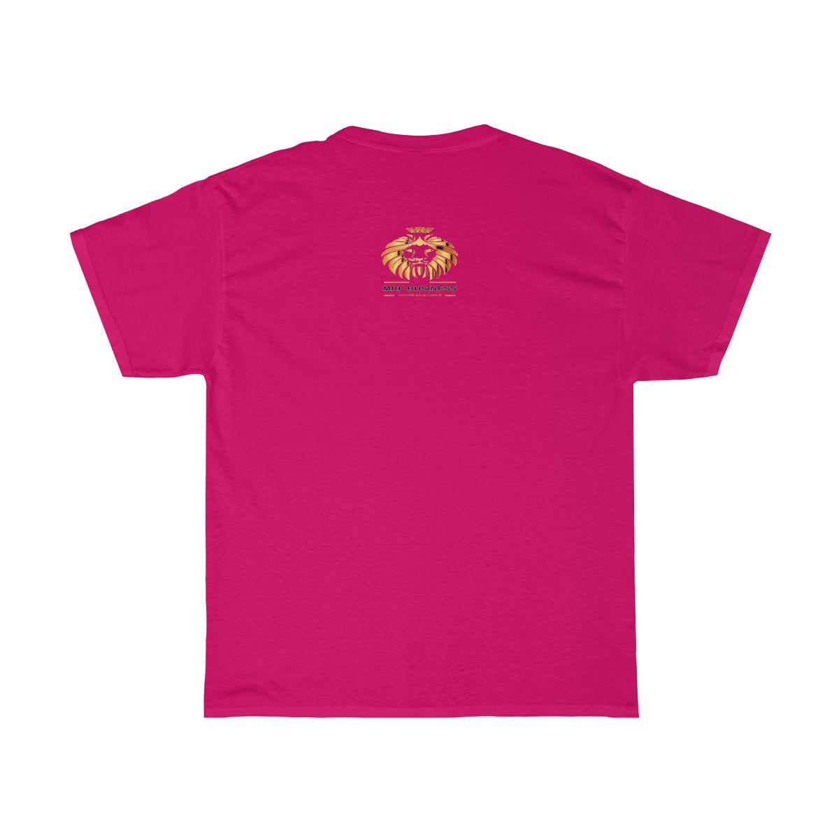 Tee-Shirt signature MRP BUSINESS rose vif - MRP BUSINESS