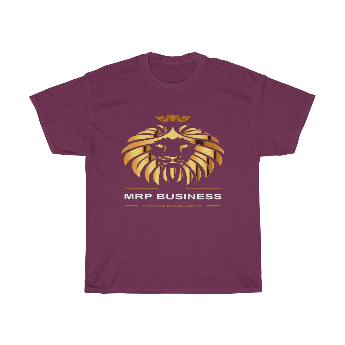 Tee-Shirt signature MRP BUSINESS bordeaux - MRP BUSINESS