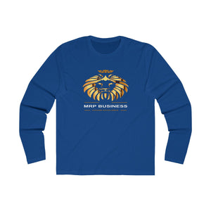 Tee-Shirt manche longue signature MRP BUSINESS bleu marine - MRP BUSINESS