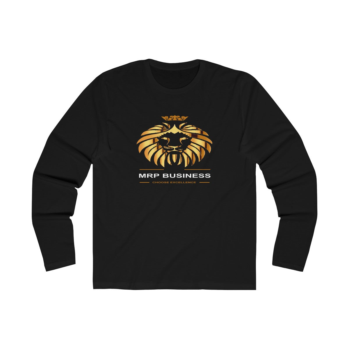 Tee-Shirt manche longue signature MRP BUSINESS noir - MRP BUSINESS
