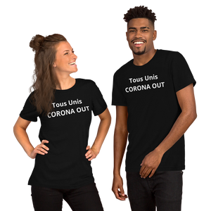 T-shirt CORONA OUT Unisexe à Manches Courtes - MRP BUSINESS