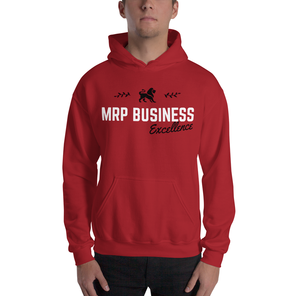 Sweatshirt rouge à capuche excellence mrp business - MRP BUSINESS
