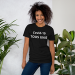 T-shirt  TOUS UNIS Covid-19 Unisexe à Manches Courtes - MRP BUSINESS