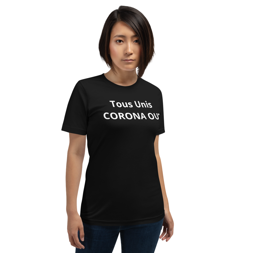 T-shirt CORONA OUT Unisexe à Manches Courtes - MRP BUSINESS