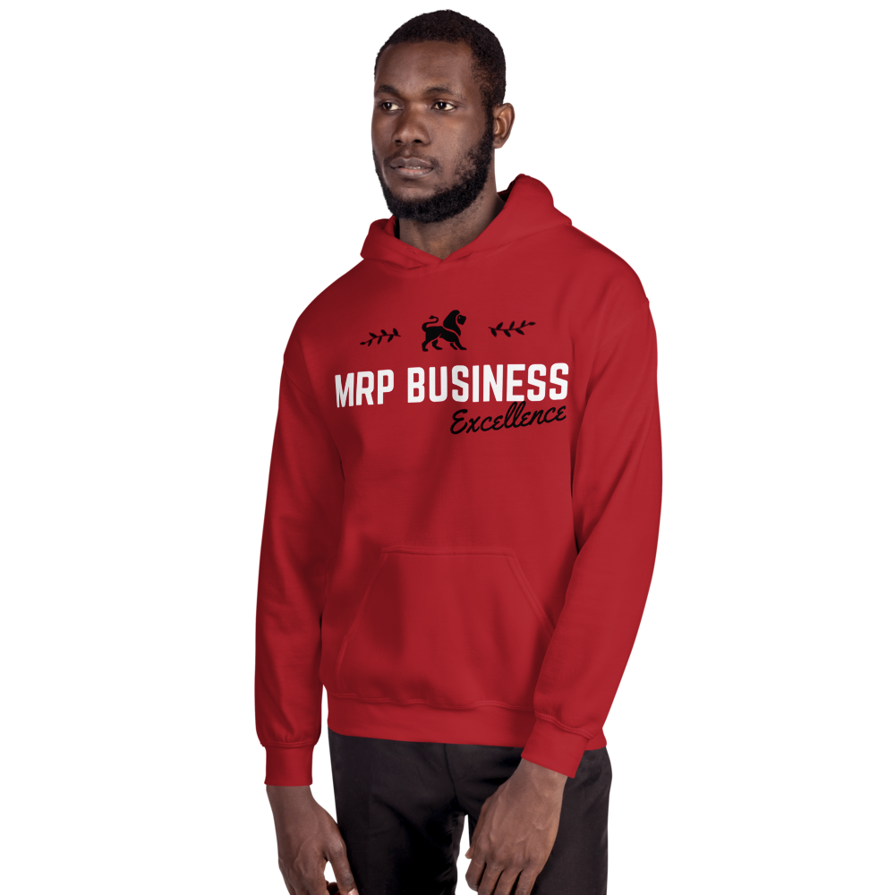 Sweatshirt rouge à capuche excellence mrp business - MRP BUSINESS