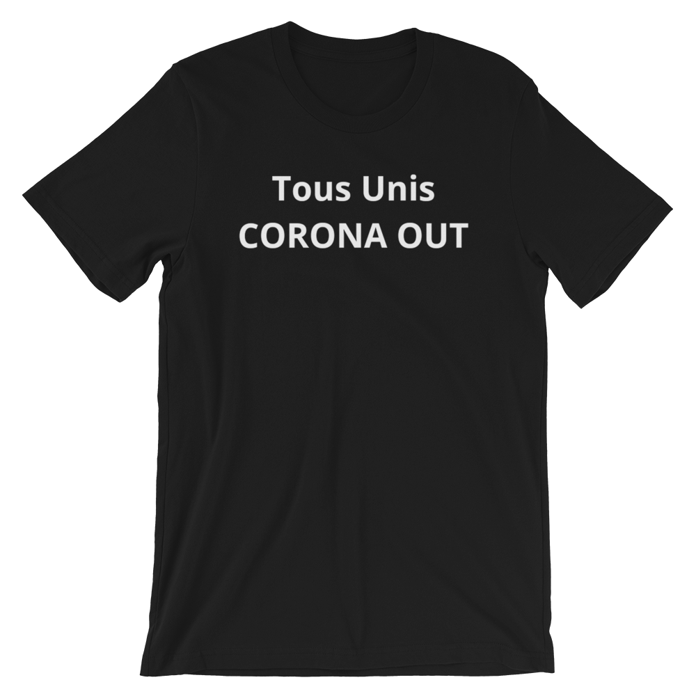 T-shirt CORONA OUT Unisexe à Manches Courtes - MRP BUSINESS