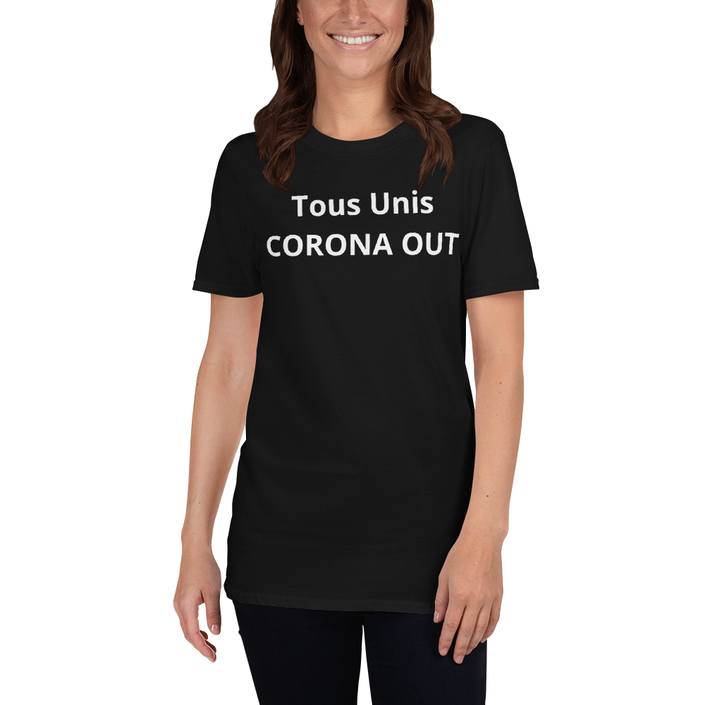 T-shirt CORONA OUT Unisexe à Manches Courtes - MRP BUSINESS