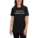 T-shirt CORONA OUT Unisexe à Manches Courtes - MRP BUSINESS