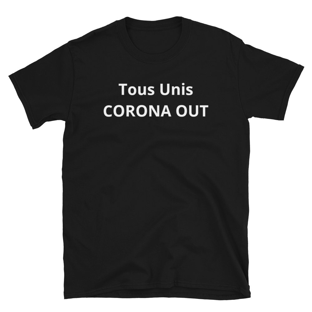 T-shirt CORONA OUT Unisexe à Manches Courtes - MRP BUSINESS