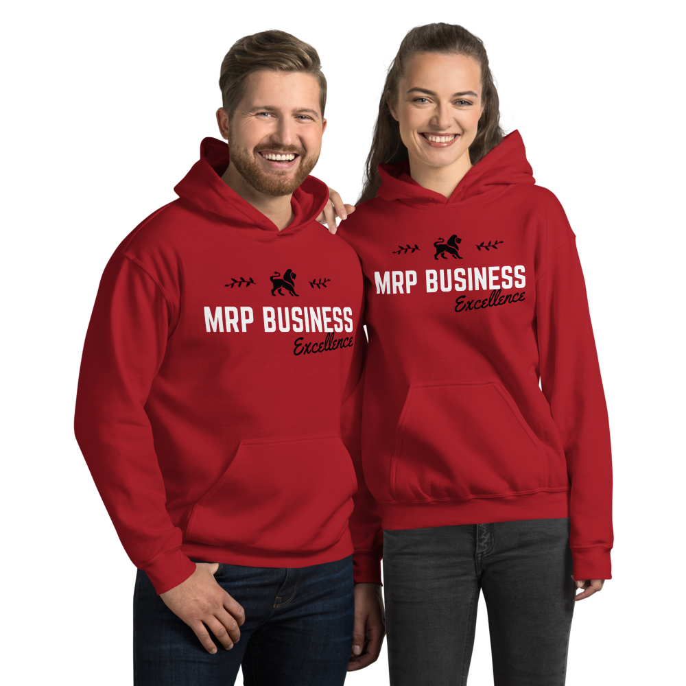 Sweatshirt rouge à capuche excellence mrp business - MRP BUSINESS