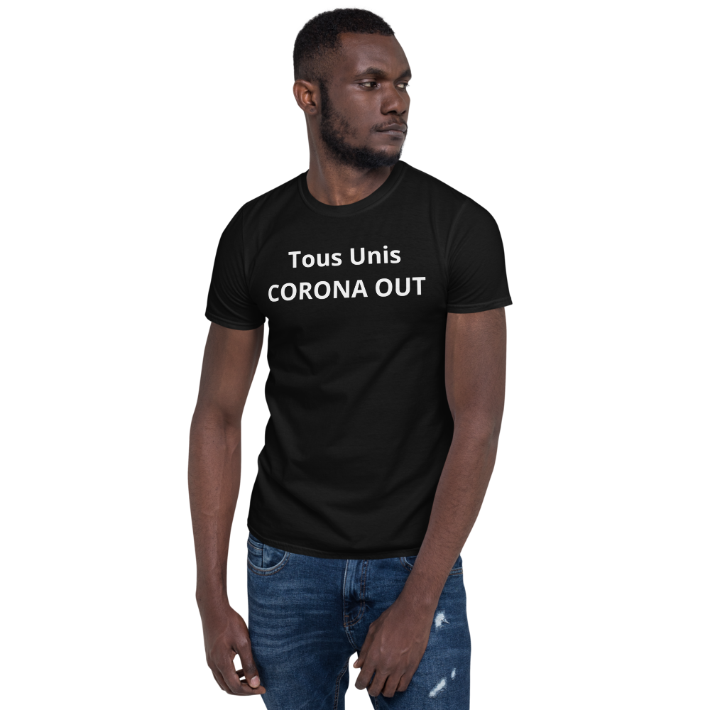 T-shirt CORONA OUT Unisexe à Manches Courtes - MRP BUSINESS