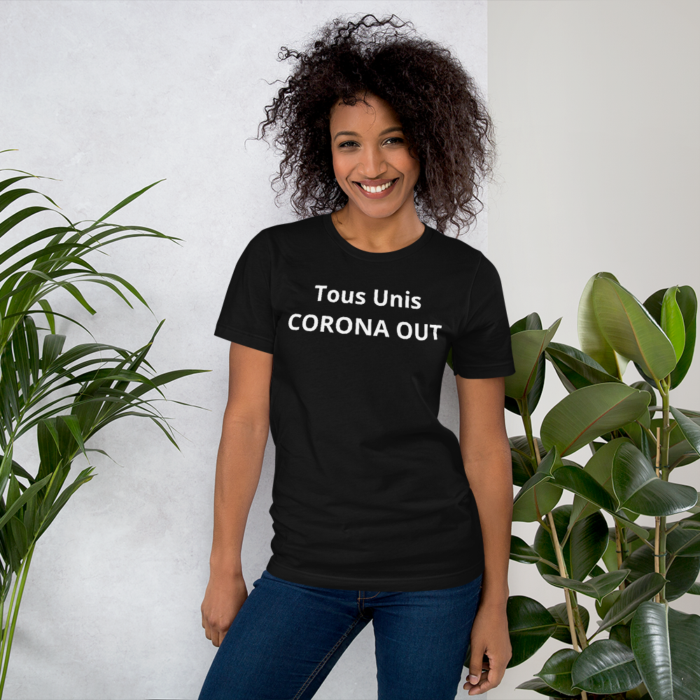 T-shirt CORONA OUT Unisexe à Manches Courtes - MRP BUSINESS
