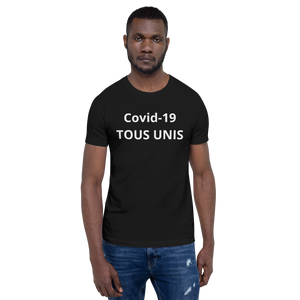 T-shirt  TOUS UNIS Covid-19 Unisexe à Manches Courtes - MRP BUSINESS