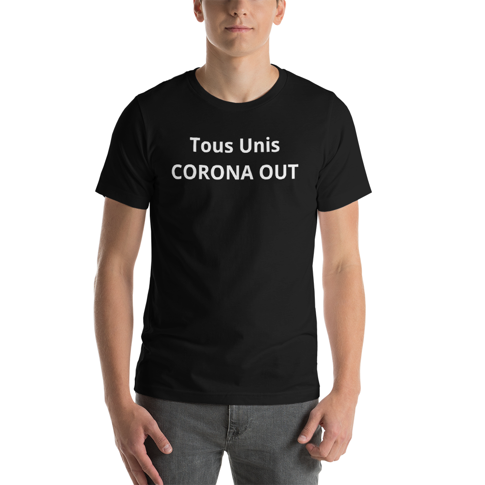 T-shirt CORONA OUT Unisexe à Manches Courtes - MRP BUSINESS