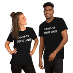 T-shirt  TOUS UNIS Covid-19 Unisexe à Manches Courtes - MRP BUSINESS