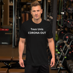 T-shirt CORONA OUT Unisexe à Manches Courtes - MRP BUSINESS