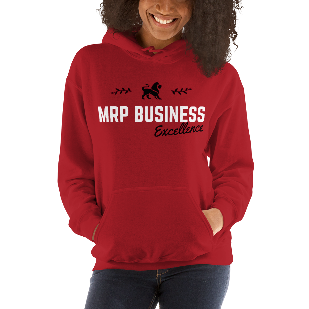 Sweatshirt rouge à capuche excellence mrp business - MRP BUSINESS