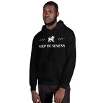Sweat-shirt noir et or à capuche mrp business - MRP BUSINESS