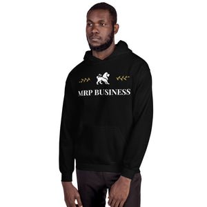 Sweat-shirt noir et or à capuche mrp business - MRP BUSINESS
