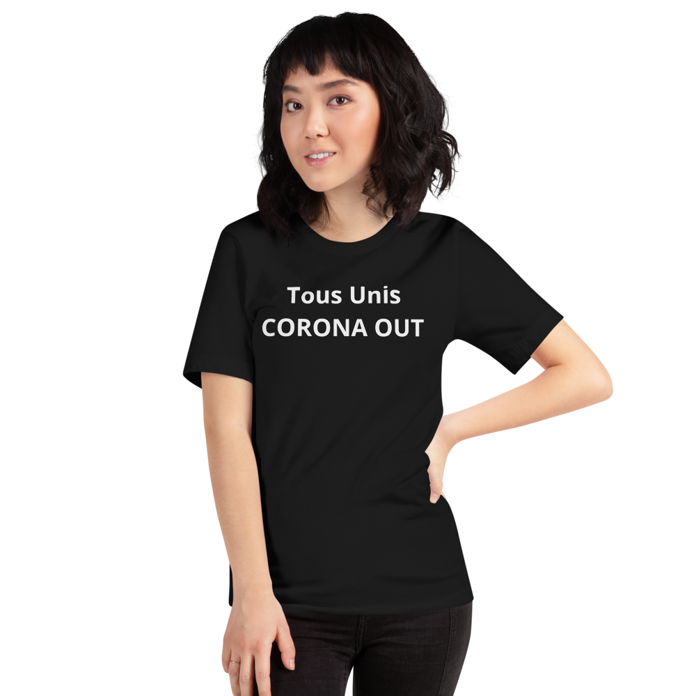 T-shirt CORONA OUT Unisexe à Manches Courtes - MRP BUSINESS