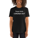 T-shirt CORONA OUT Unisexe à Manches Courtes - MRP BUSINESS