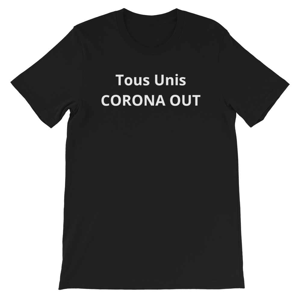 T-shirt CORONA OUT Unisexe à Manches Courtes - MRP BUSINESS