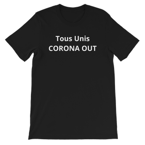 T-shirt CORONA OUT Unisexe à Manches Courtes - MRP BUSINESS