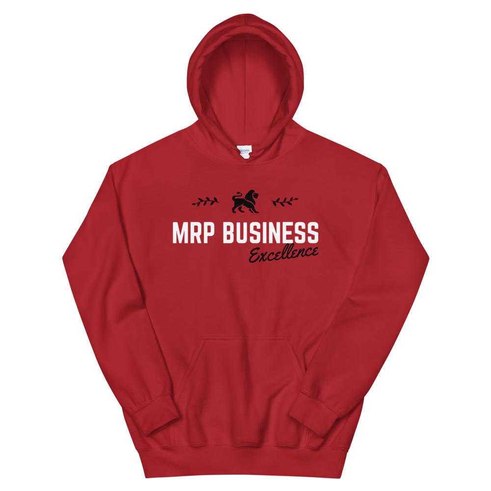 Sweatshirt rouge à capuche excellence mrp business - MRP BUSINESS