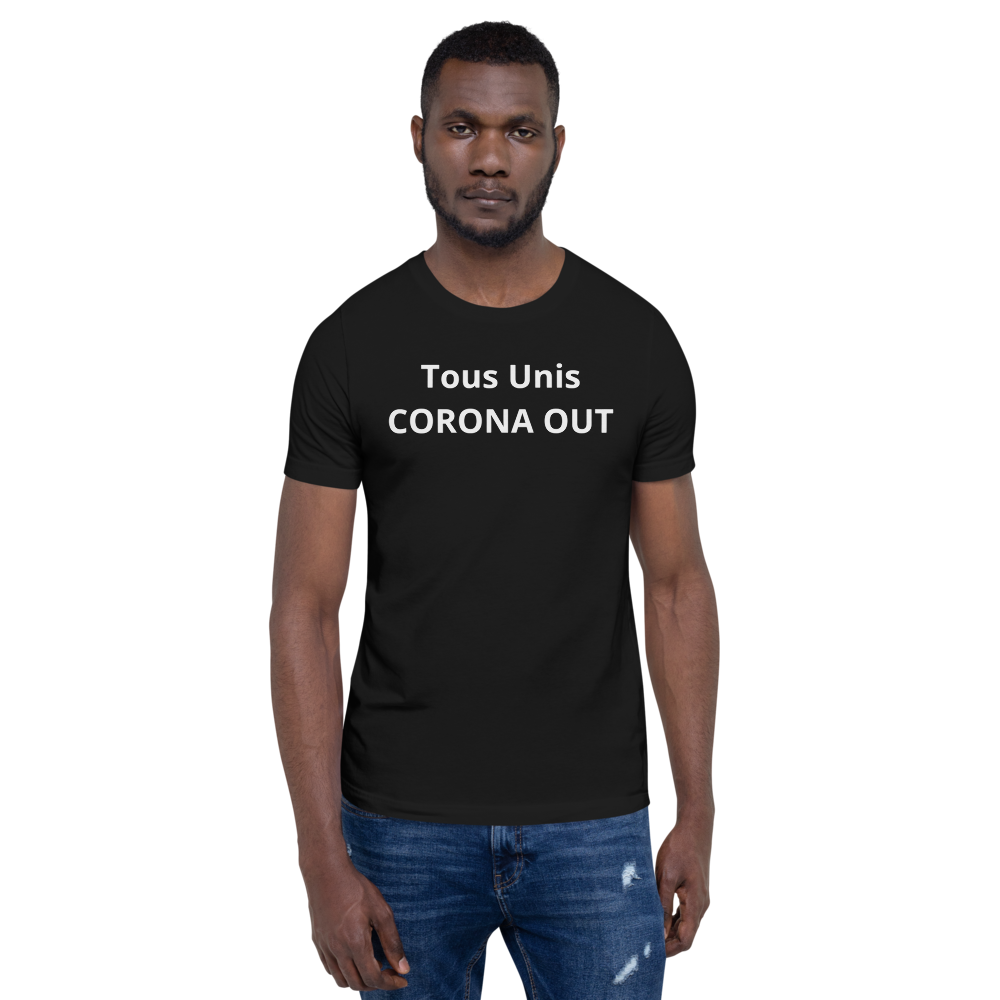 T-shirt CORONA OUT Unisexe à Manches Courtes - MRP BUSINESS