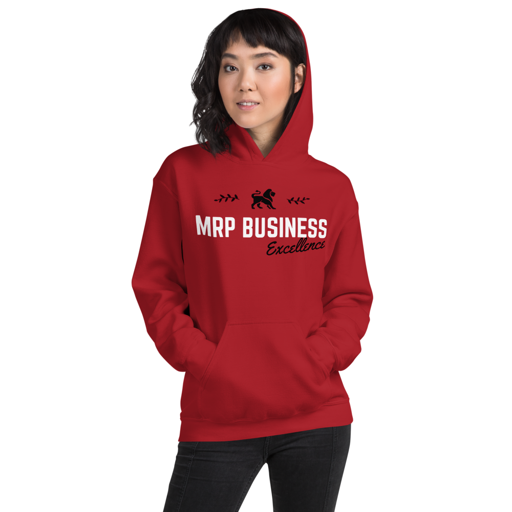 Sweatshirt rouge à capuche excellence mrp business - MRP BUSINESS