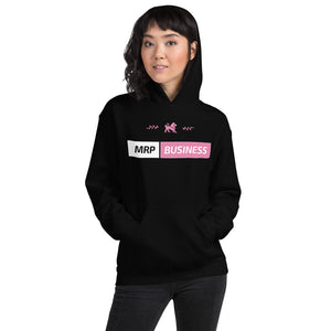 Sweatshirt noir et rose à capuche le style mrp business - MRP BUSINESS