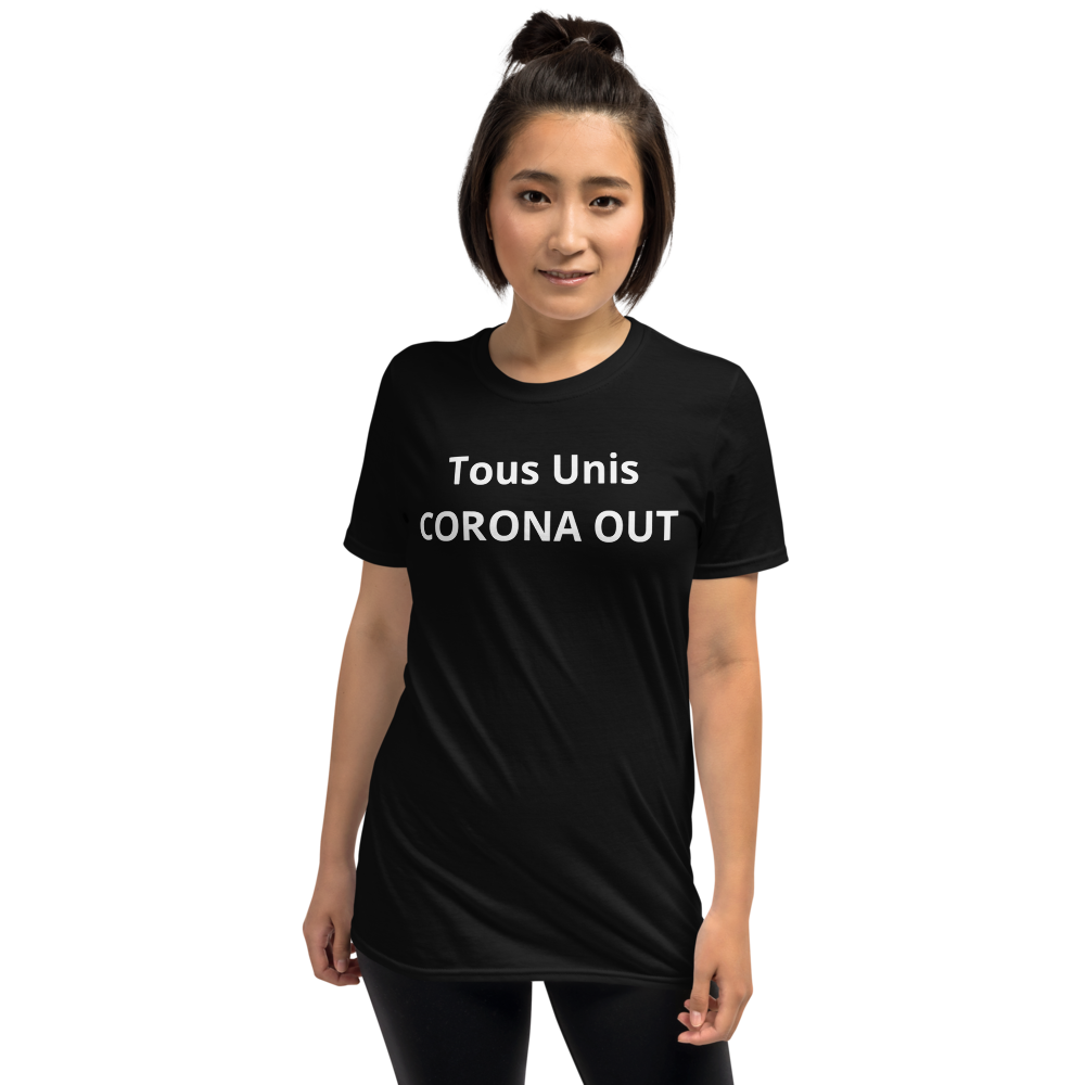 T-shirt CORONA OUT Unisexe à Manches Courtes - MRP BUSINESS
