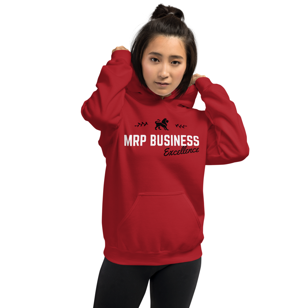 Sweatshirt rouge à capuche excellence mrp business - MRP BUSINESS