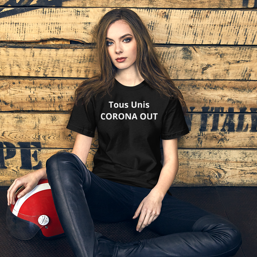 T-shirt CORONA OUT Unisexe à Manches Courtes - MRP BUSINESS