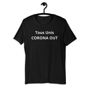 T-shirt CORONA OUT Unisexe à Manches Courtes - MRP BUSINESS