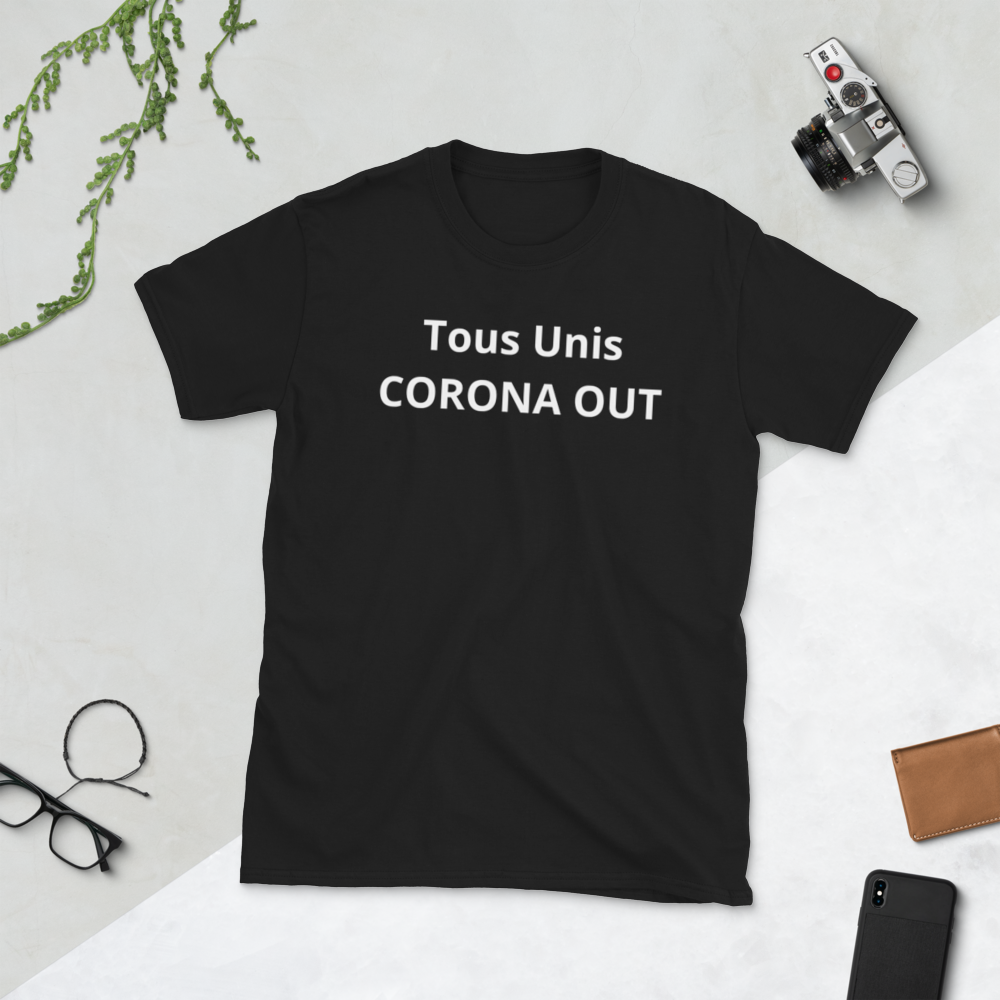 T-shirt CORONA OUT Unisexe à Manches Courtes - MRP BUSINESS