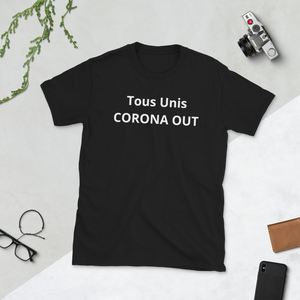T-shirt CORONA OUT Unisexe à Manches Courtes - MRP BUSINESS